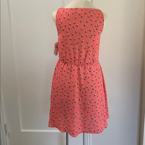 LAST CHANCE Abound Coral Tea Rose Confetti Dot Dress - Picture 3 of 9
